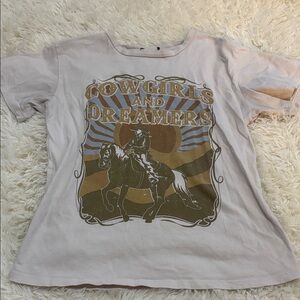 Cowgirls and Dreamers Kids Shirt - Cream